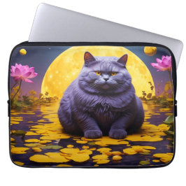 Capa Para Notebook Bolsa de laptop - Design de gato Na moda