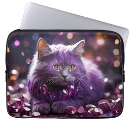 Capa Para Notebook Bolsa de laptop - Design de gato Na moda