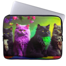 Capa Para Notebook Bolsa de laptop - Design de gato Na moda