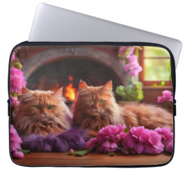 Capa Para Notebook Bolsa de laptop - Design de gato Na moda
