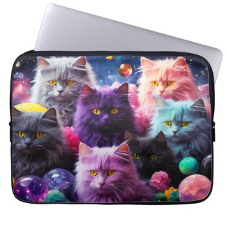 Capa Para Notebook Bolsa de laptop - Design de gato Na moda