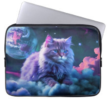 Bolsa de laptop - Design de gato Na moda