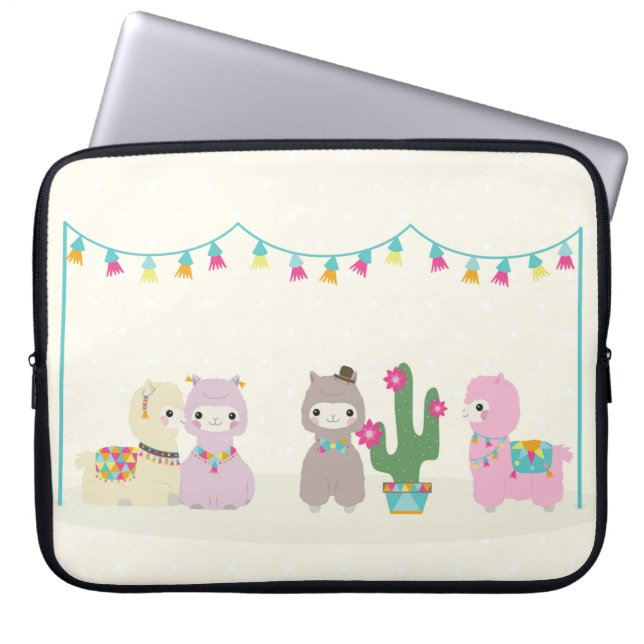 Capa Para Notebook Bolsa de laptop do Alpacas (Frente)