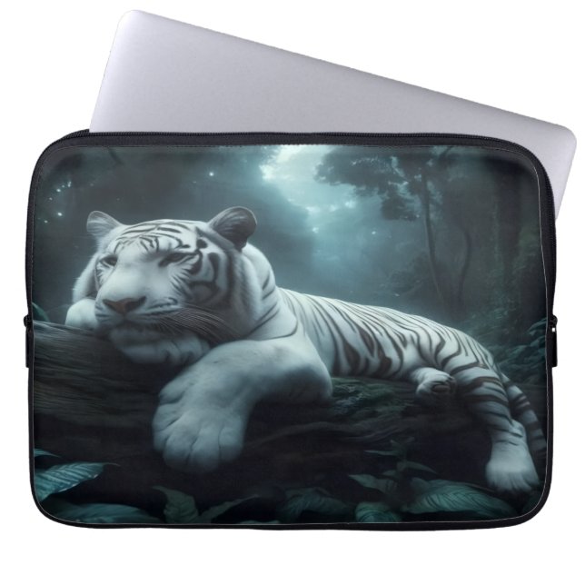 Capa Para Notebook Bolsa de laptop do ângulo branco de ressonância (Frente)