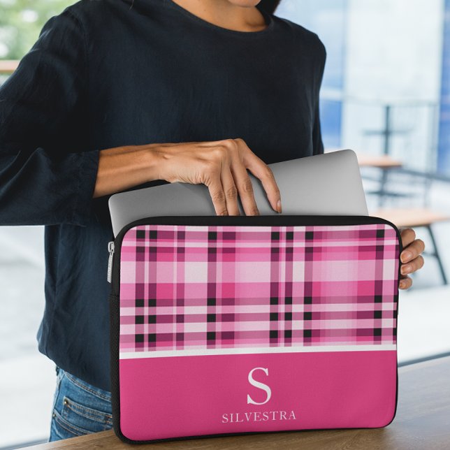 Capa Para Notebook Bolsa de laptop do arco-íris Monograma (Criador carregado)