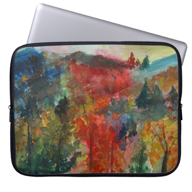 Capa Para Notebook Bolsa de laptop do Autumn Neoprene de 15" (Frente)