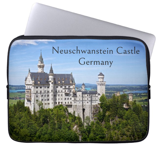 Capa Para Notebook Bolsa de laptop do Castelo Neuschwanstein na Alema (Frente)