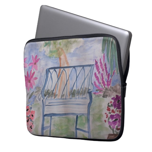 Capa Para Notebook Bolsa de laptop do Jardim de Verão (Frente Esquerda)