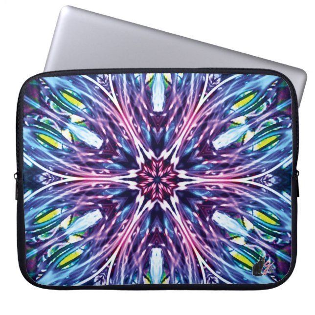 Capa Para Notebook Bolsa de laptop do Kaleidoscope North Star (Frente)