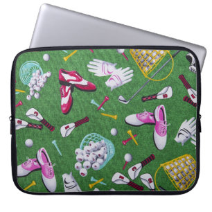 Capa Para Notebook Bolsa de laptop do padrão Girly Golf