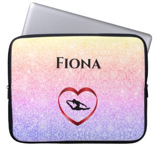 Capa Para Notebook Bolsa de laptop do Rainbow Gymnastics Neoprene Per