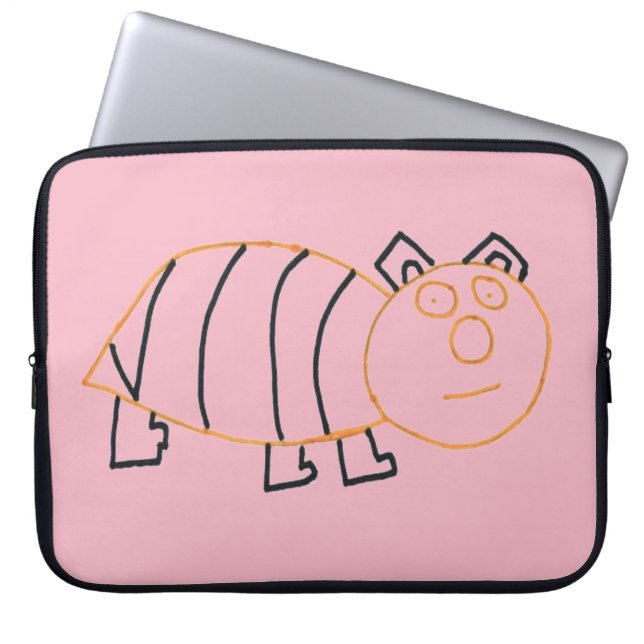 Capa Para Notebook Bolsa de laptop do Urso de Abelhas (Frente)