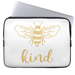 Capa Para Notebook Bolsa de laptop Dourada de abelhas