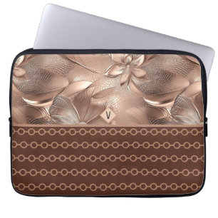 Capa Para Notebook Bolsa de laptop Dourada moderna