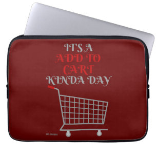 Capa Para Notebook bolsa de laptop engraçada "ADICIONAR AO CARTÃO"