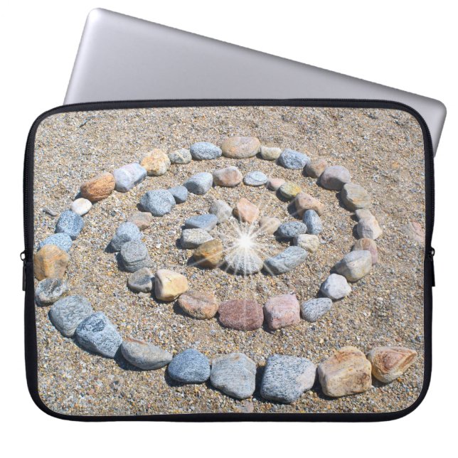 Capa Para Notebook Bolsa de laptop espiral (Frente)