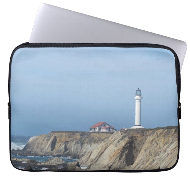 Capa Para Notebook Bolsa de laptop - Farol no Cliff (Frente)
