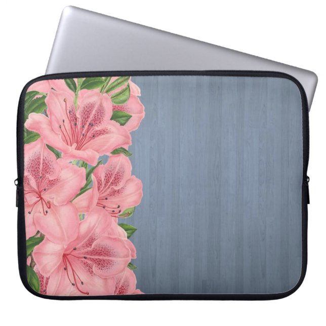 Capa Para Notebook Bolsa de laptop Floral (Frente)