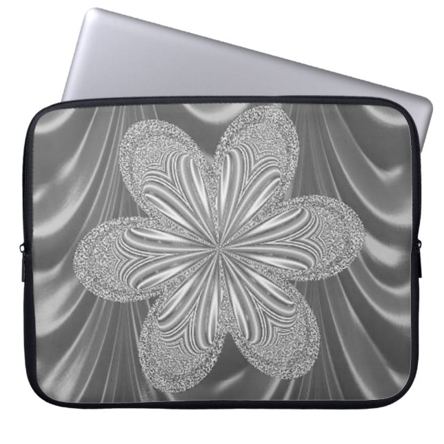 Capa Para Notebook Bolsa de laptop Floral (Frente)