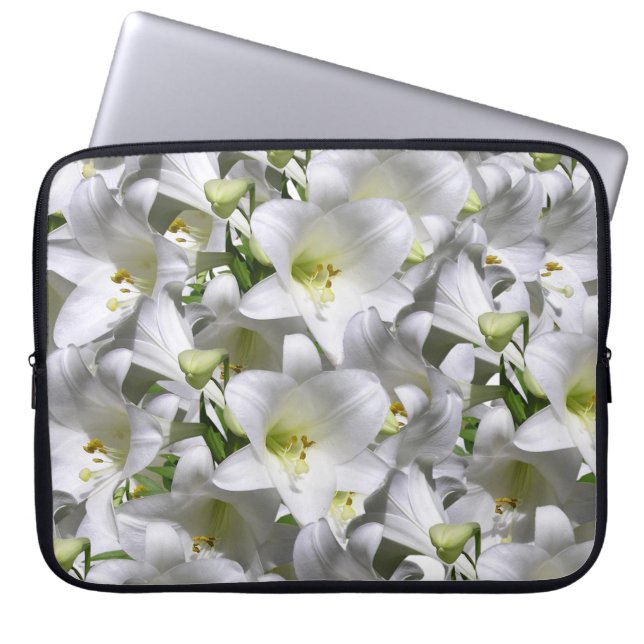 Capa Para Notebook Bolsa de laptop Floral (Frente)