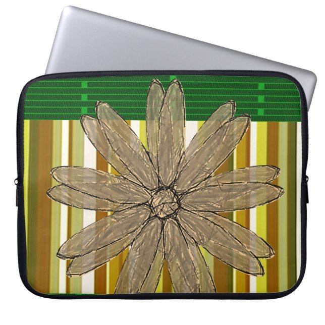 Capa Para Notebook Bolsa de laptop Floral (Frente)