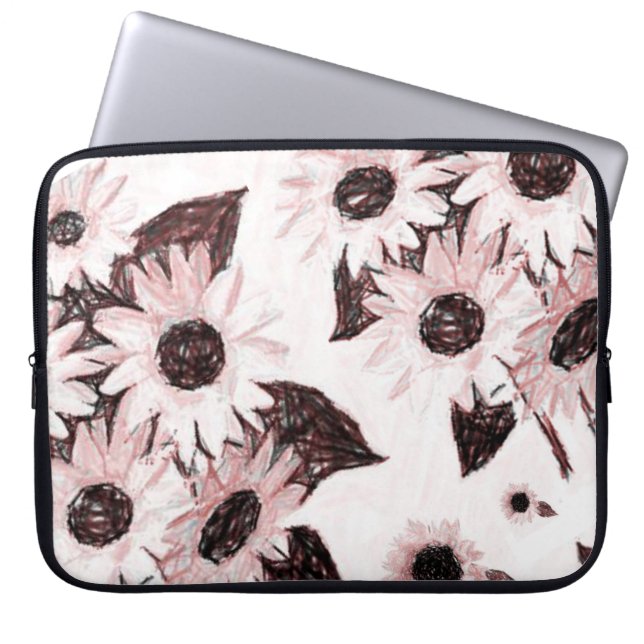 Capa Para Notebook Bolsa de laptop Floral (Frente)