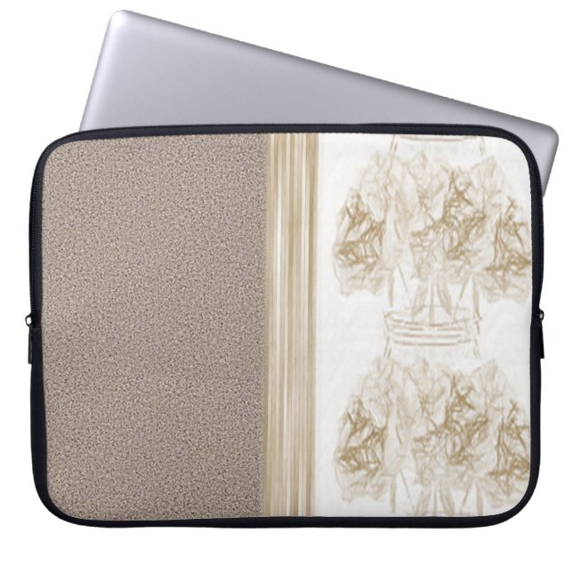 Capa Para Notebook Bolsa de laptop Floral (Frente)