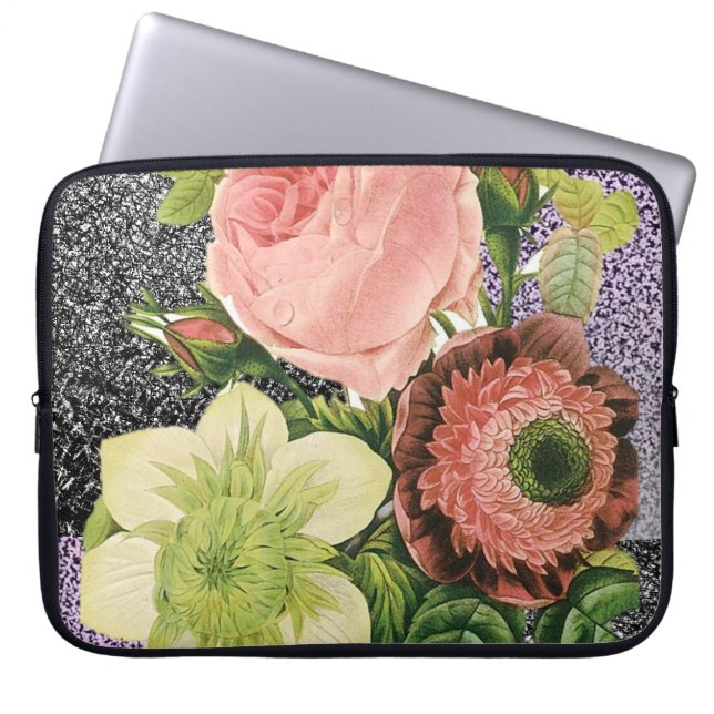 Capa Para Notebook Bolsa de laptop Floral (Frente)
