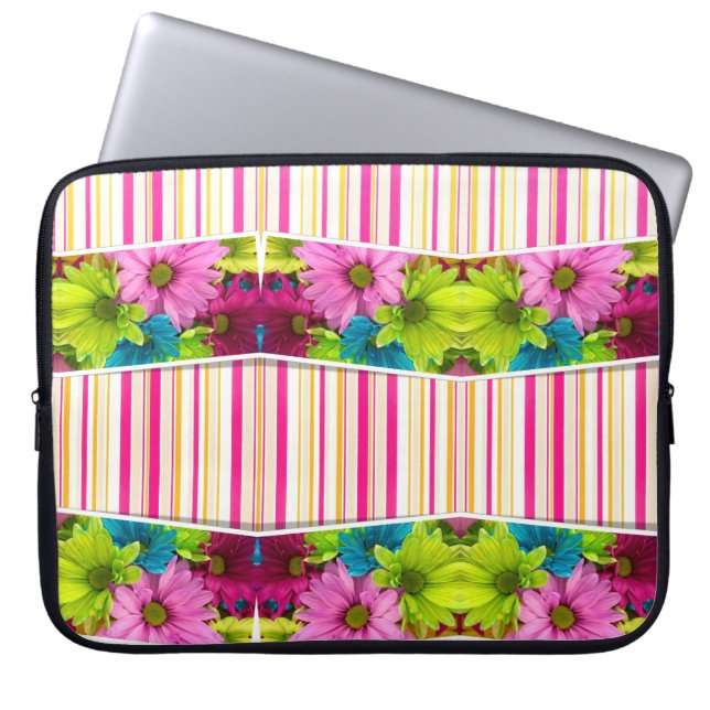 Capa Para Notebook Bolsa de laptop Floral (Frente)