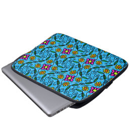 Capa Para Notebook bolsa de laptop Floral abstrato
