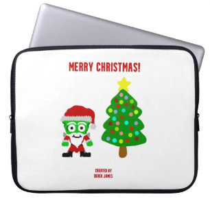 Capa Para Notebook Bolsa de laptop FrankenQueijo Neoprene Natal