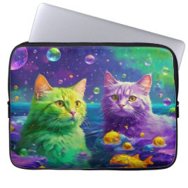 Capa Para Notebook Bolsa de laptop - Gato de Na moda
