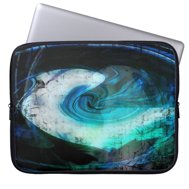 Capa Para Notebook Bolsa de laptop Grunge alienígena Paisagem (Frente)