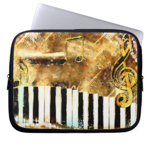 Capa Para Notebook Bolsa de Laptop Grunge Musical