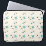 Capa Para Notebook Bolsa de laptop Iconic Atomic Starbursts<br><div class="desc">Este padrão de Bolsa de laptop Iconic Atomic Starbursts apresenta rajadas atômicas icônicas. Isso mesmo! A antiga escola, um fundo colorido creme com manchas de ouro é o pano de fundo perfeito para a vibrante tartaruga, aipo de salga, e círculos verdes cor de pera de cozinha. As manchas de cor...</div>
