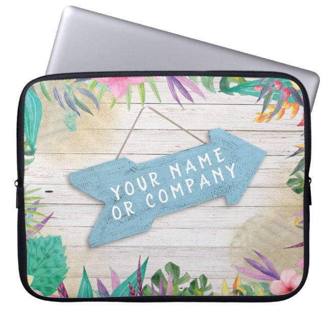 Capa Para Notebook Bolsa de laptop iMac tropical personalizada (Frente)