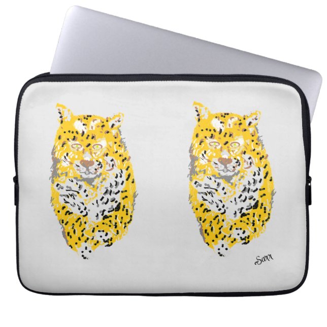 Capa Para Notebook Bolsa de laptop: Jaguare (Frente)