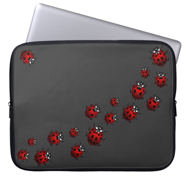 Capa Para Notebook Bolsa de laptop Ladybug Capas de Tablet Ladybird (Frente)