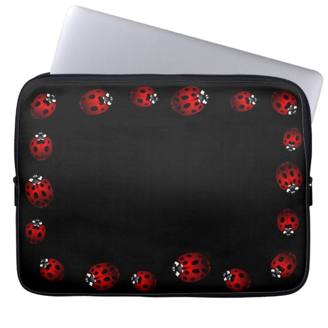 Capa Para Notebook Bolsa de laptop Ladybug Capas de Tablet Ladybird (Frente)