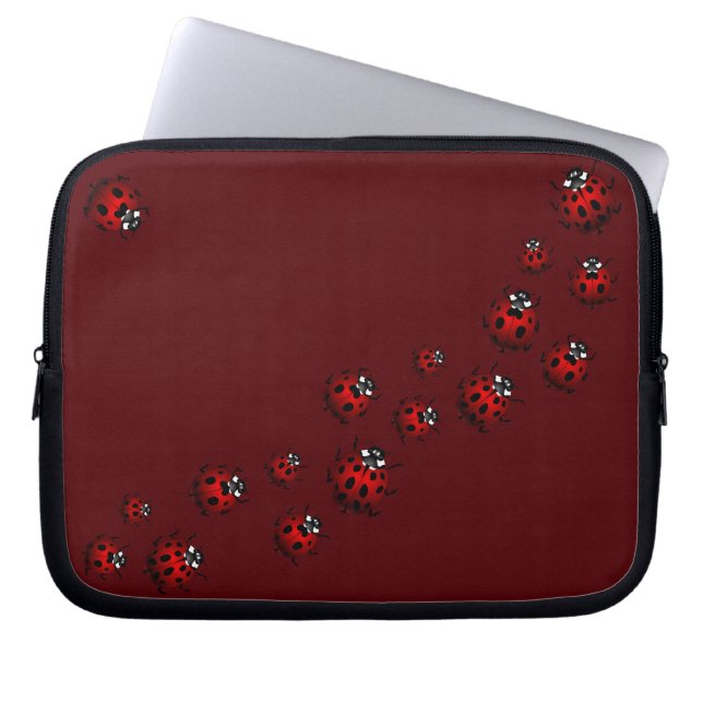 Capa Para Notebook Bolsa de laptop Ladybug Capas de Tablet Ladybird (Frente)