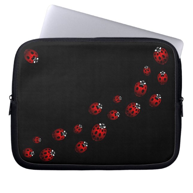 Capa Para Notebook Bolsa de laptop Ladybug Capas de Tablet Ladybird (Frente)