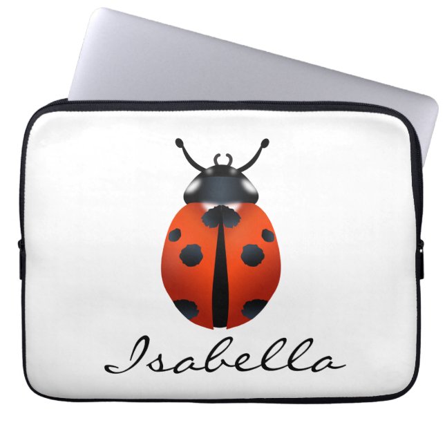 Capa Para Notebook Bolsa de laptop Ladybugs (Frente)