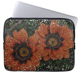 Capa Para Notebook Bolsa de laptop Laranja Daisy Balls