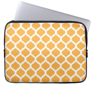Capa Para Notebook Bolsa de laptop Laranja e Branco de Marrocos