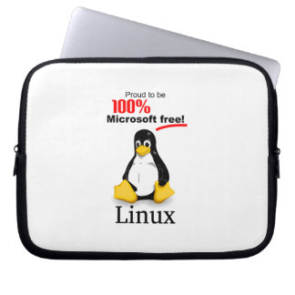 Capa Para Notebook Bolsa de laptop Linux Neoprene 10" - Microsoft Gra