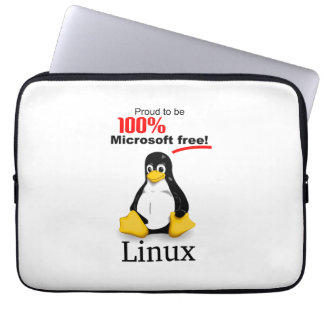 Capa Para Notebook Bolsa de laptop Linux Neoprene 15" - Microsoft Fre