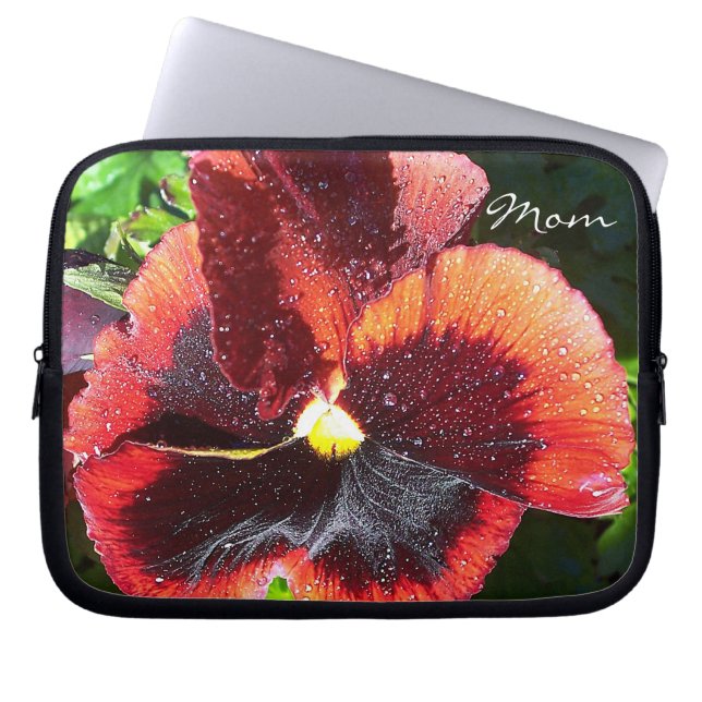 Capa Para Notebook Bolsa de laptop "Mãe" da Flor Gigante (Frente)