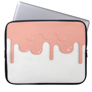 Capa Para Notebook Bolsa de laptop Marble Neoprene de 15 polegadas