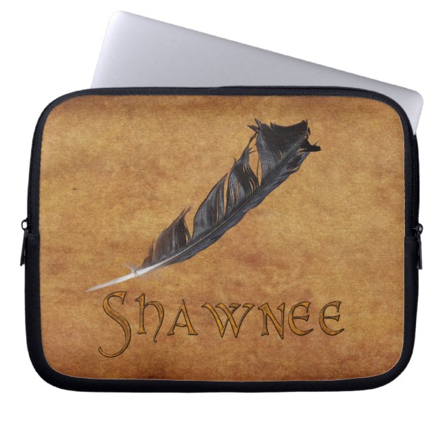 Capa Para Notebook BOLSA DE LAPTOP Nativa Americana da SHAWNEE (Frente)