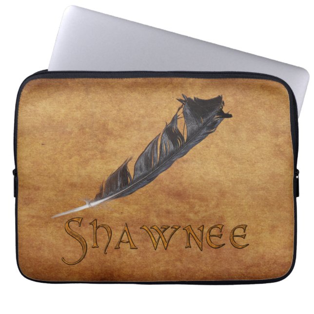 Capa Para Notebook BOLSA DE LAPTOP Nativa Americana da SHAWNEE (Frente)